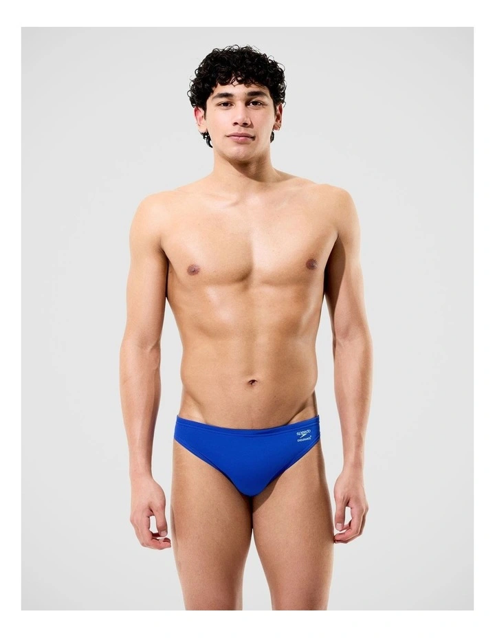 Male Solid Brief in Blue image 1