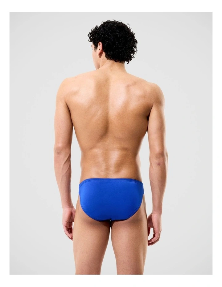 Male Solid Brief in Blue image 2