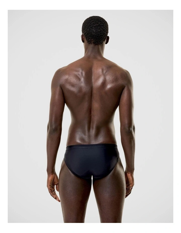 Mens Medley Logo Brief 7cm in Black image 2