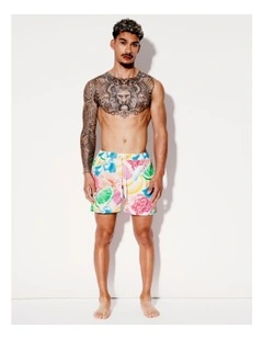 Fruits Art Swim Short in Assorted