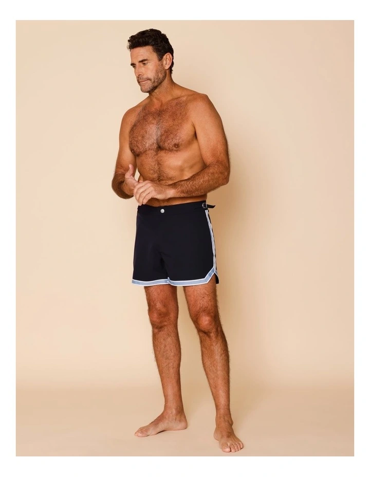 Blu Tailored Swim Shorts in Navy image 1