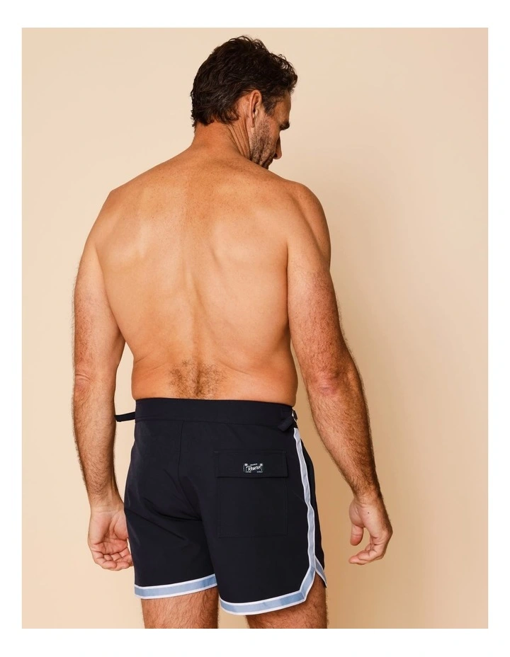 Blu Tailored Swim Shorts in Navy image 4