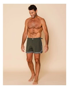 Blu Tailored Swim Shorts in Green