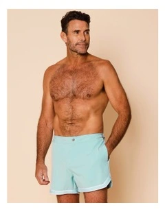 Blu Tailored Swim Shorts in Blue