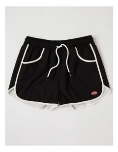 Juno Retro Short in Black