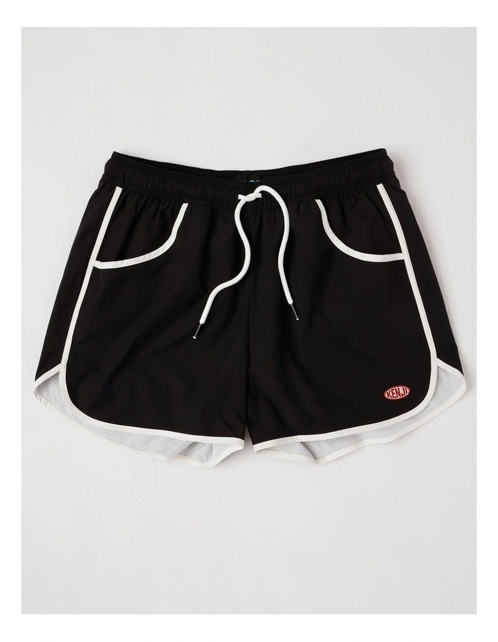 Juno Retro Short in Black image 1