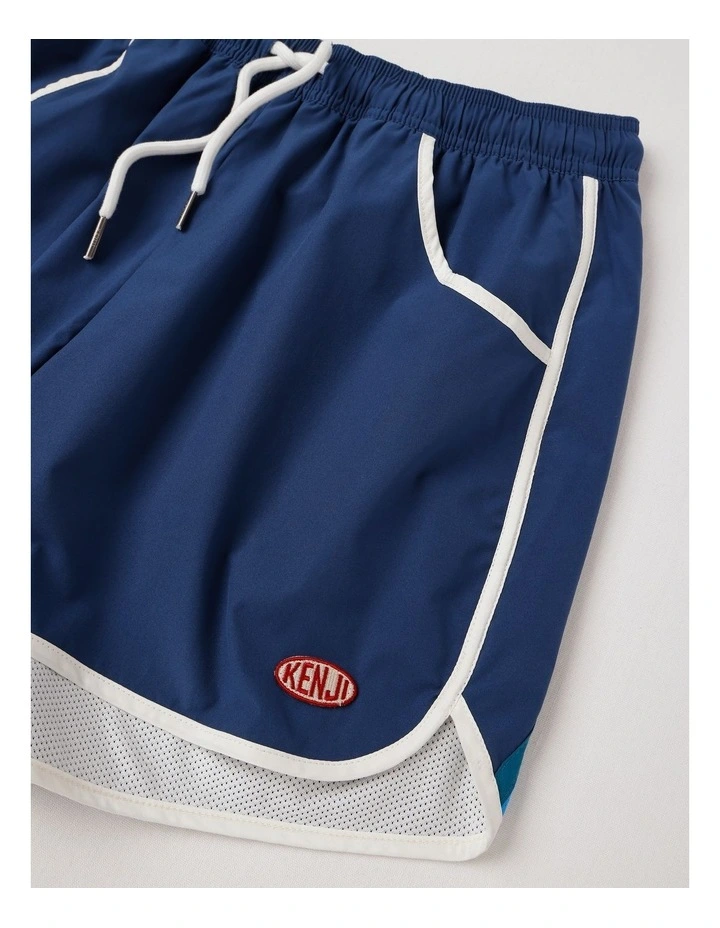 Juno Retro Short in Blue image 2