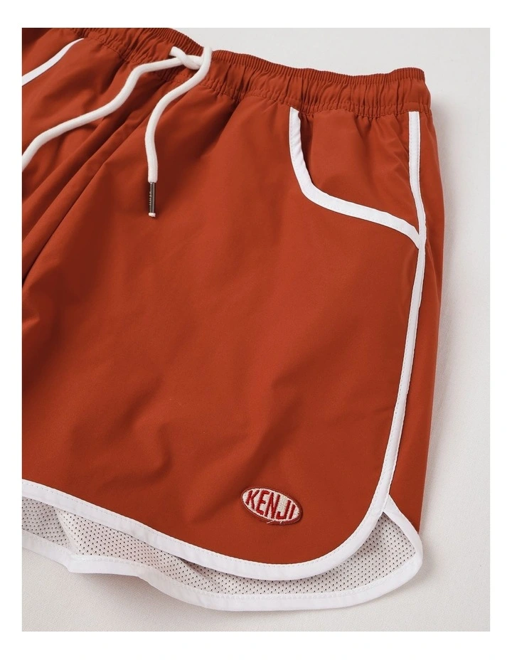 Juno Retro Short in Red image 2