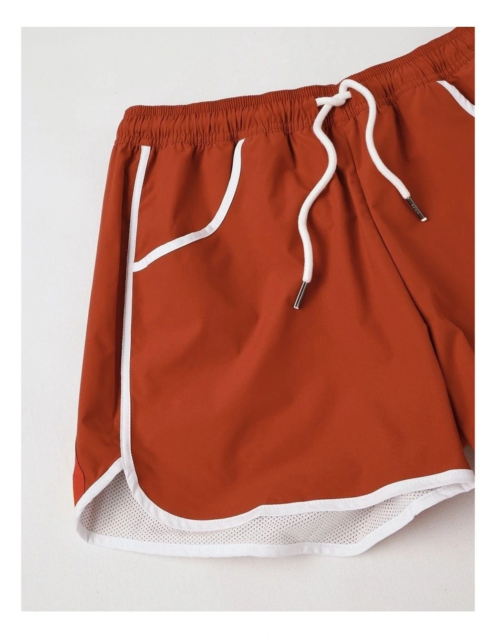 Juno Retro Short in Red image 4