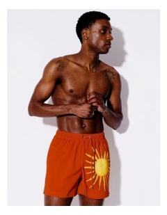 Oasis Ray Swim Shorts in Orange