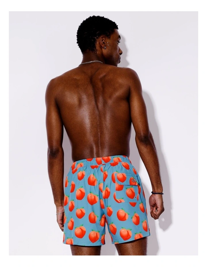 Cheeky Peaches Swim Shorts in Baby Blue image 4