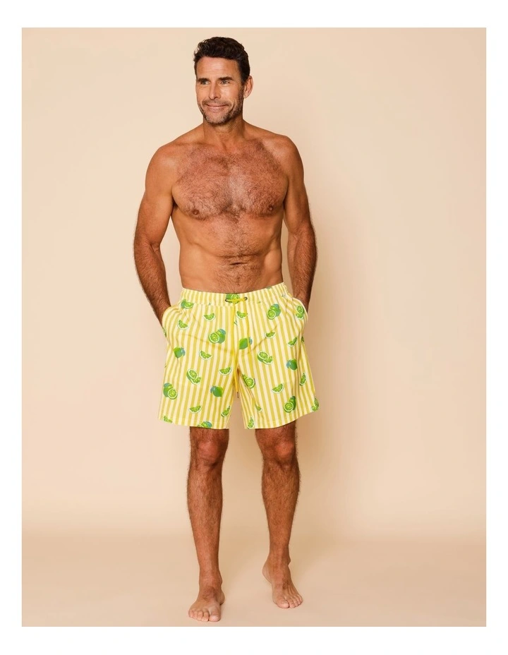 Nagini Swim Shorts in Yellow image 1