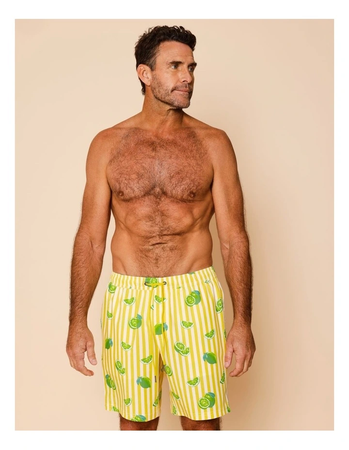 Nagini Swim Shorts in Yellow image 2