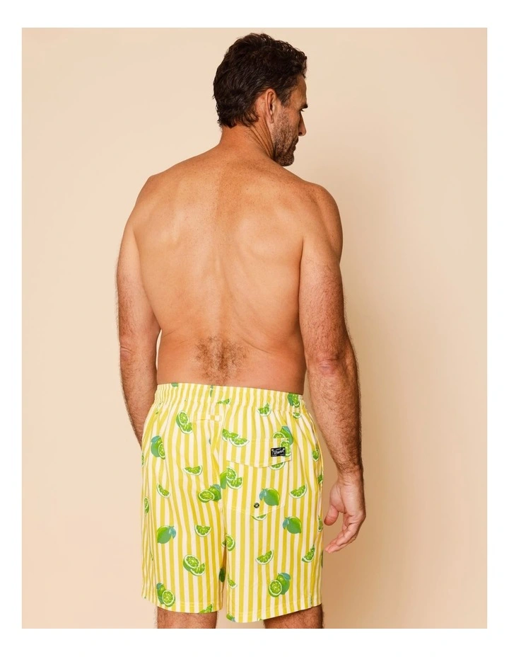 Nagini Swim Shorts in Yellow image 4