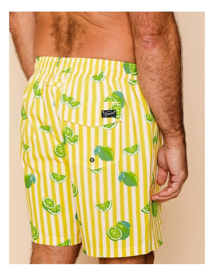 Nagini Swim Shorts in Yellow image 5