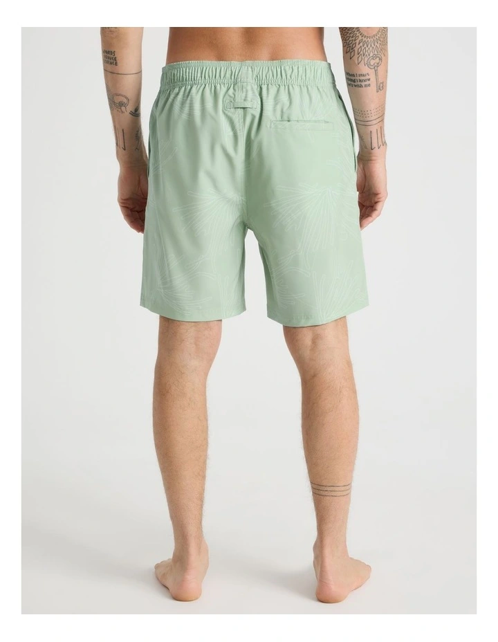Drawstring Swim Short in Light Green image 6
