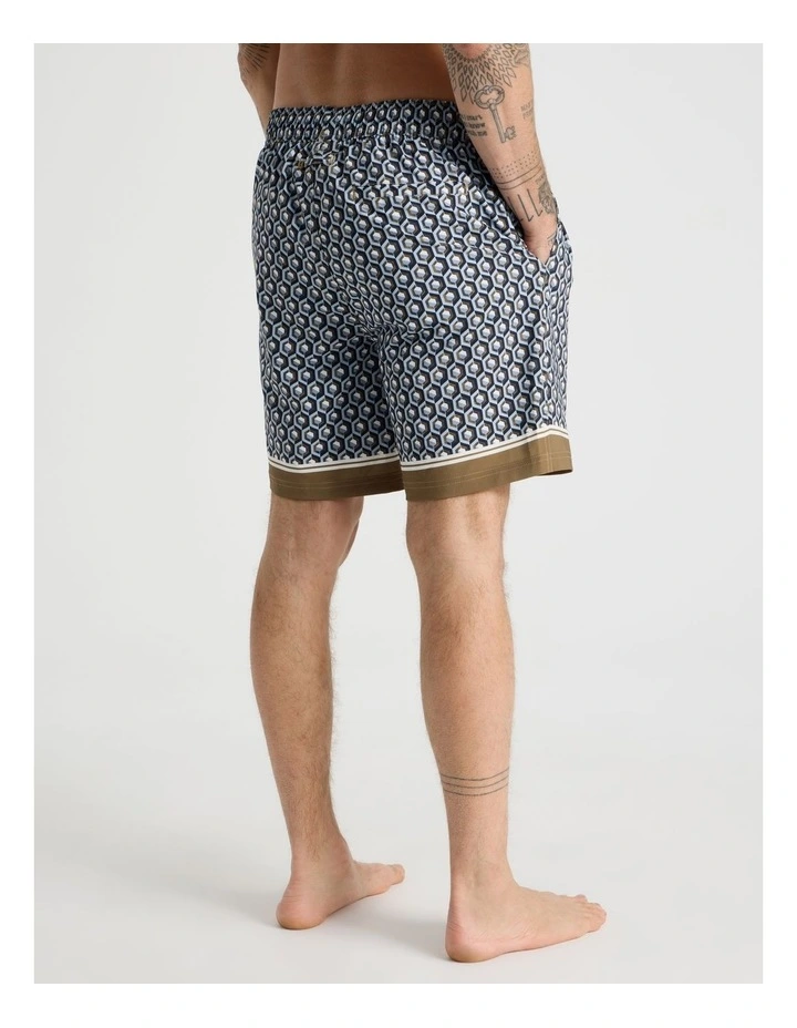 Drawstring Swim Short in Grey image 6