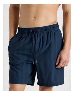 Drawstring Swim Short in Navy