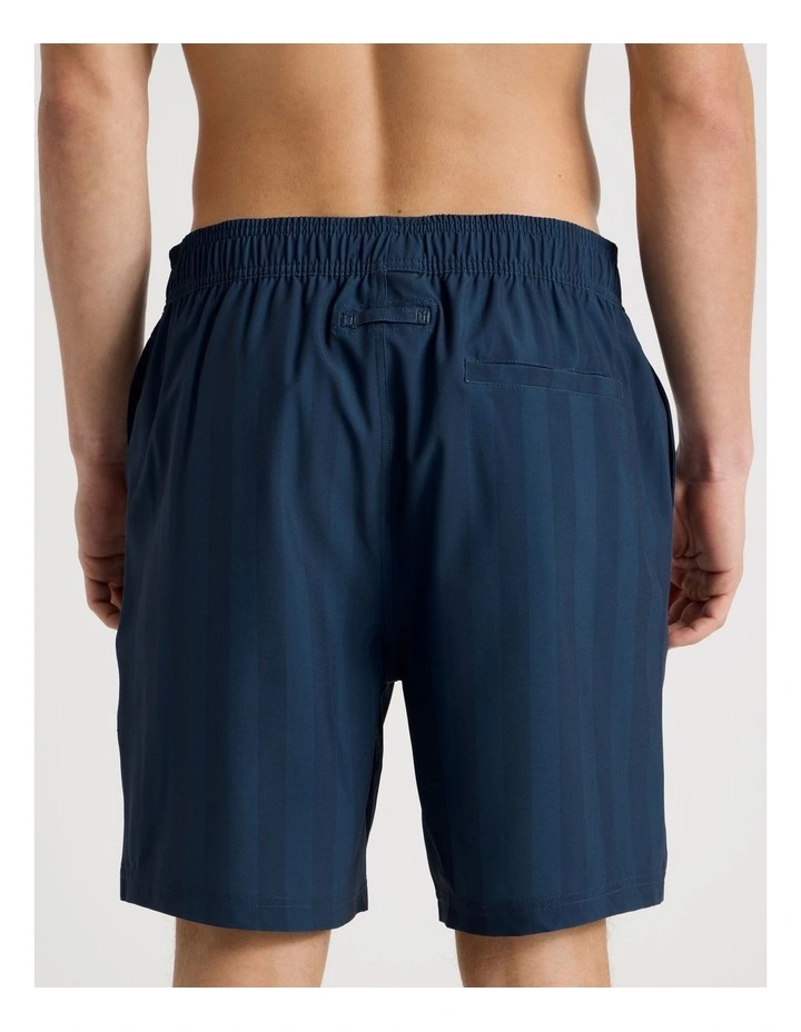 Drawstring Swim Short in Navy image 4