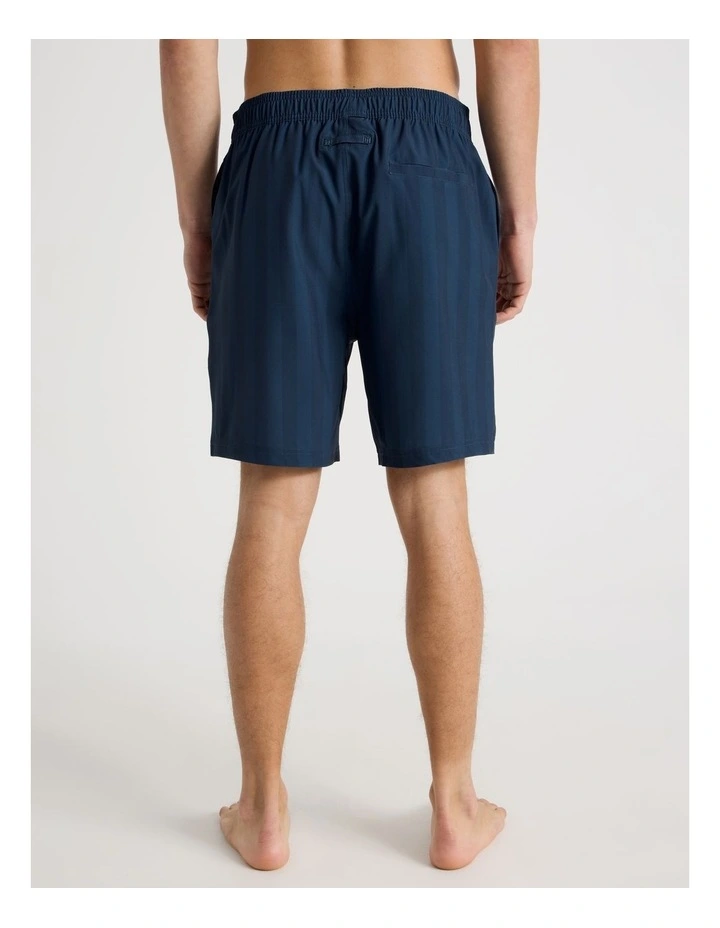 Drawstring Swim Short in Navy image 5