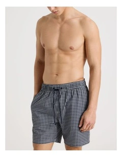 Side Tab Swim Short in Grey