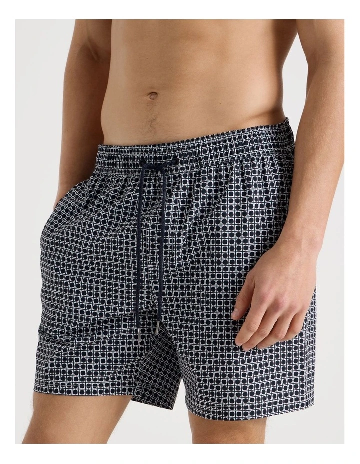 Side Tab Swim Short in Grey image 3