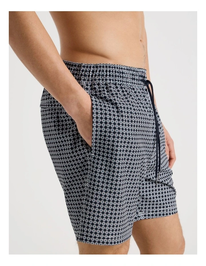 Side Tab Swim Short in Grey image 4