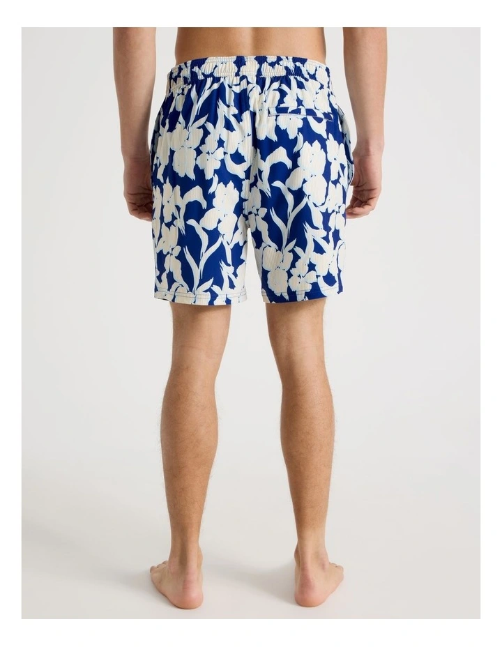 Side Tab Swim Short in Floral image 6