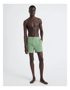 Side Tab Swim Short in Green
