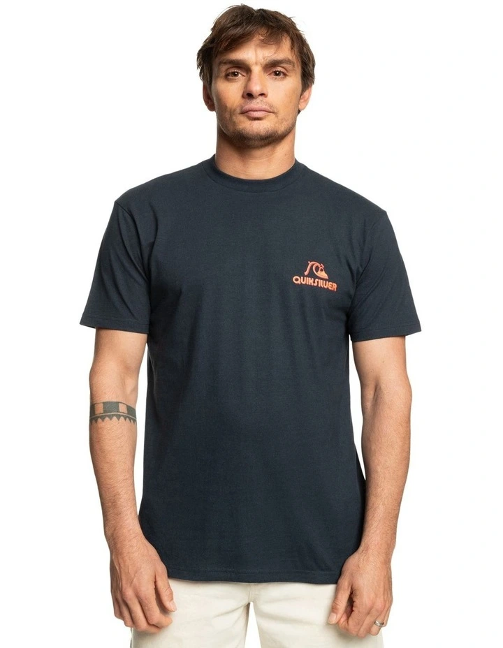 Retro Bubble T-Shirt in Dark Navy image 1
