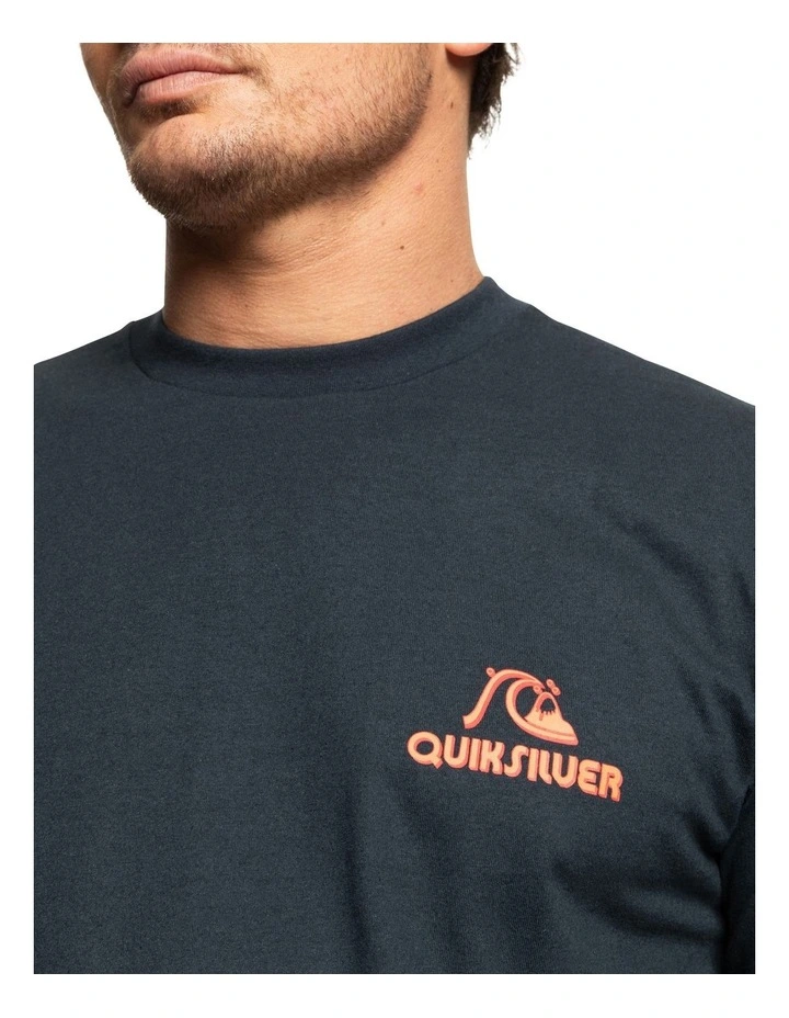 Retro Bubble T-Shirt in Dark Navy image 4