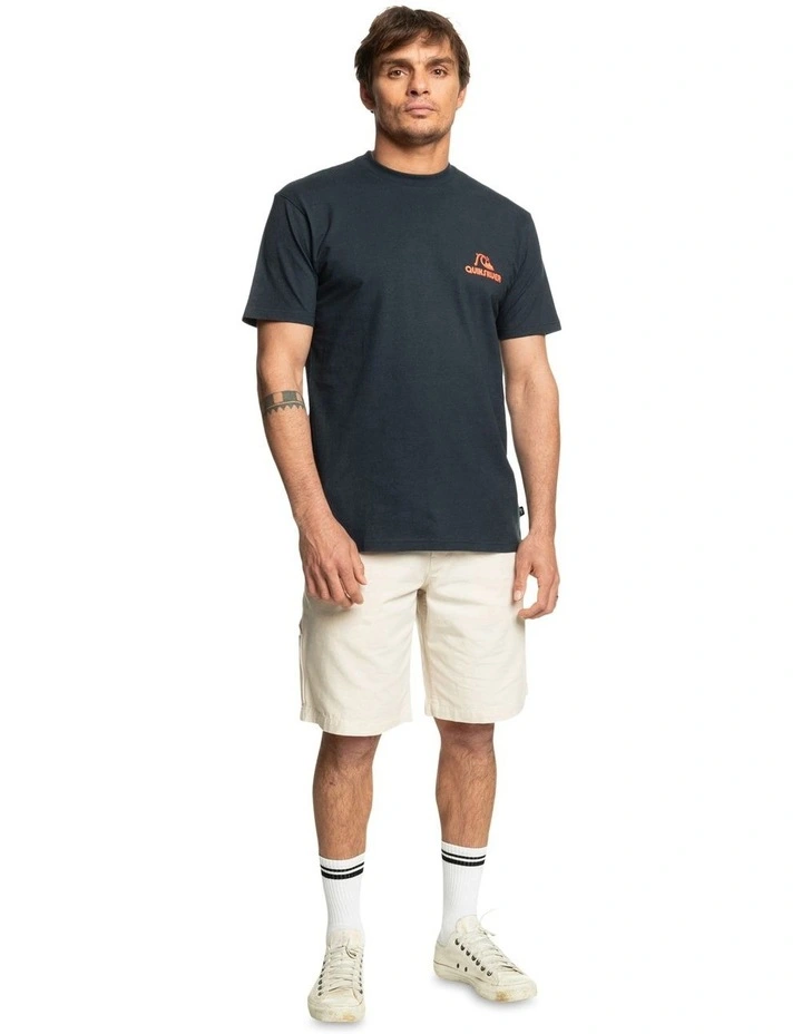 Retro Bubble T-Shirt in Dark Navy image 5