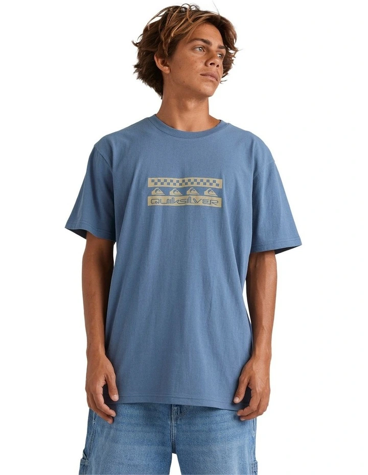 Comp Check T-shirt in Blue image 1