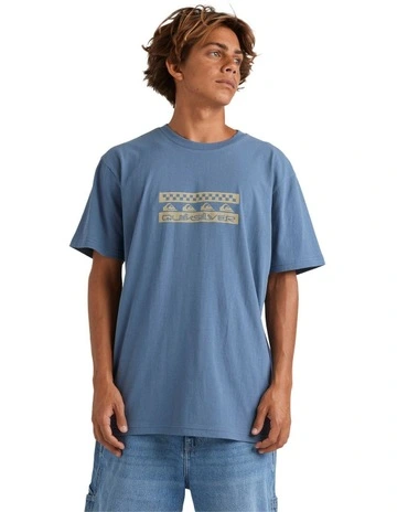 Comp Check T-shirt in Blue
