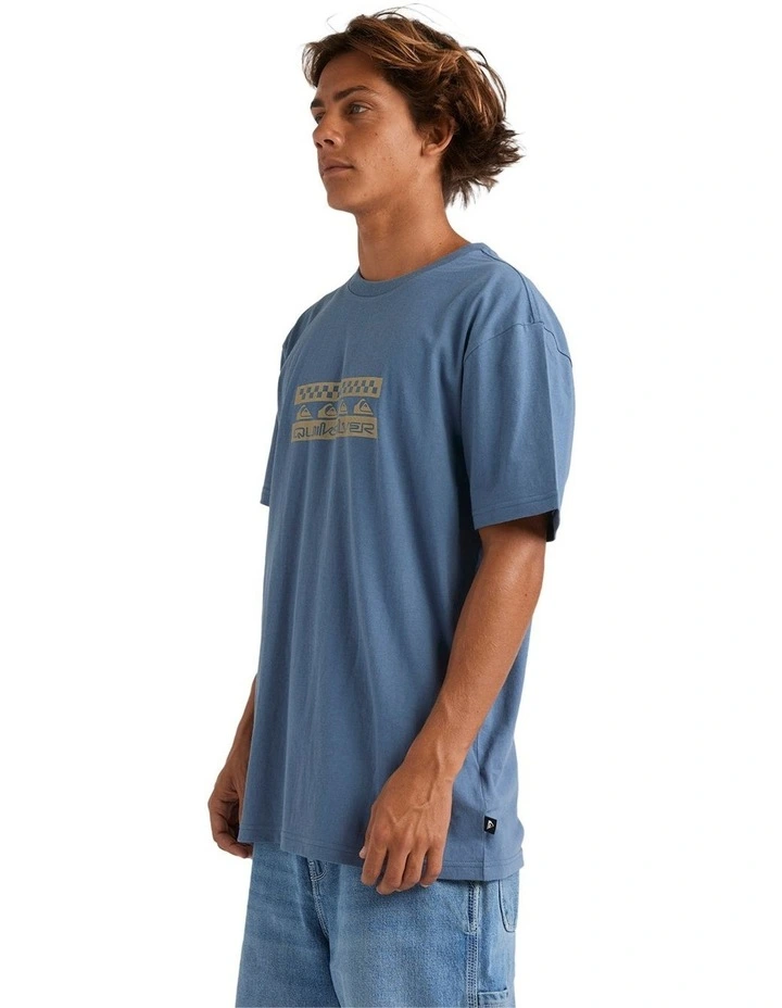 Comp Check T-shirt in Blue image 3