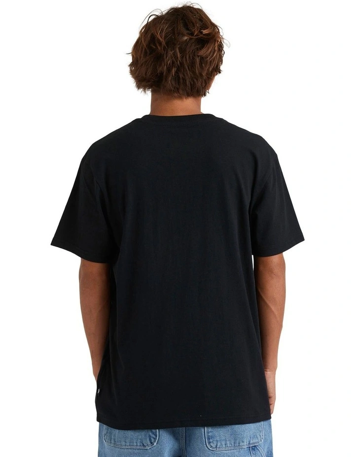 Down The Line T-Shirt in Black image 2