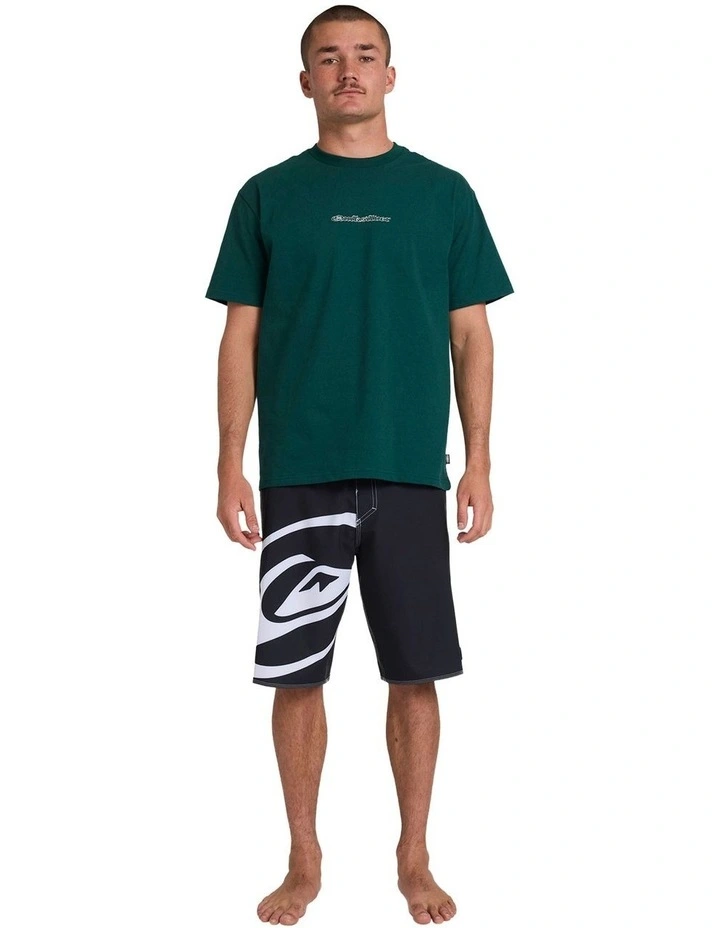 Electric Connection Short Sleeve Tee in Green image 5