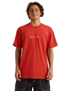 Rushed Logo Dna T-shirt in Red