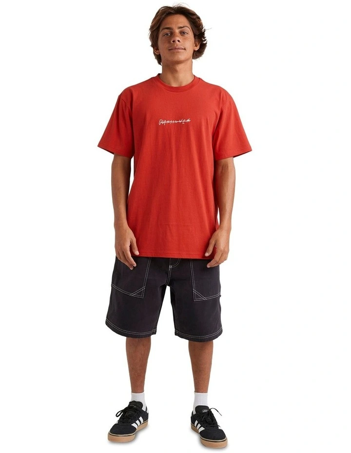 Rushed Logo Dna T-shirt in Red image 5