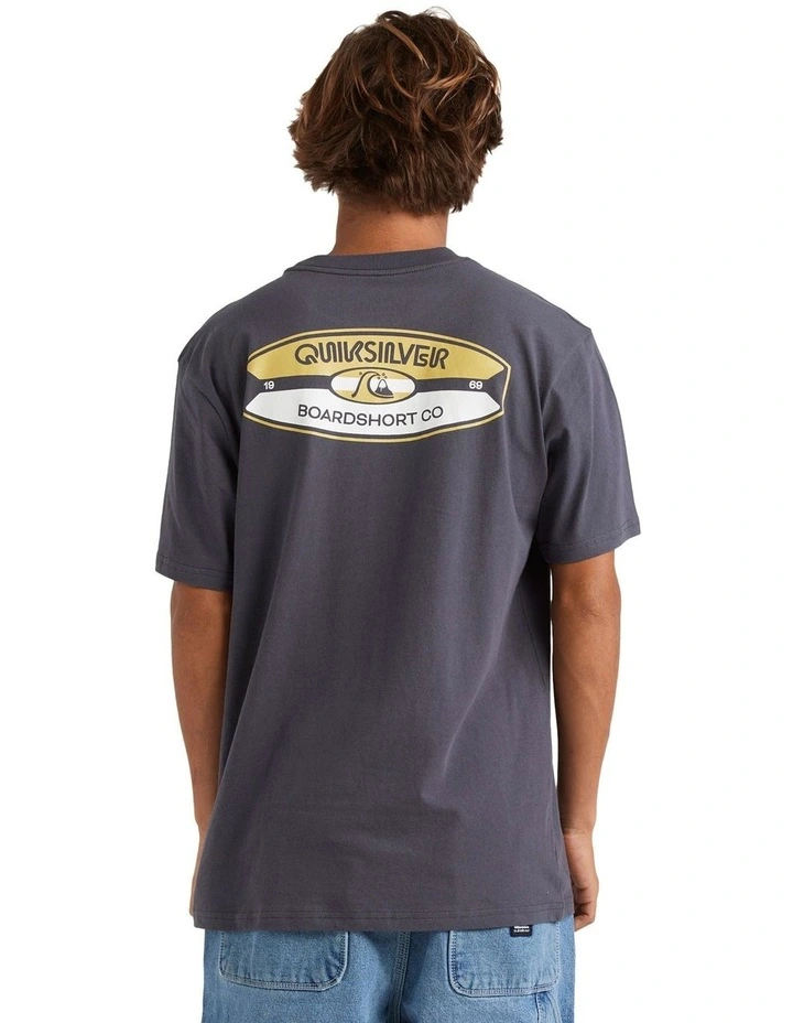 Way Back Short Sleeve Tee in Grey image 2