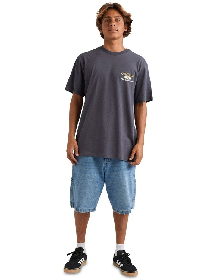 Way Back Short Sleeve Tee in Grey image 5