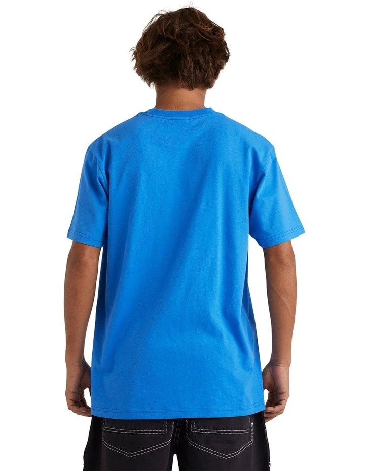 Bubble Logo Dna Tee in Blue image 2