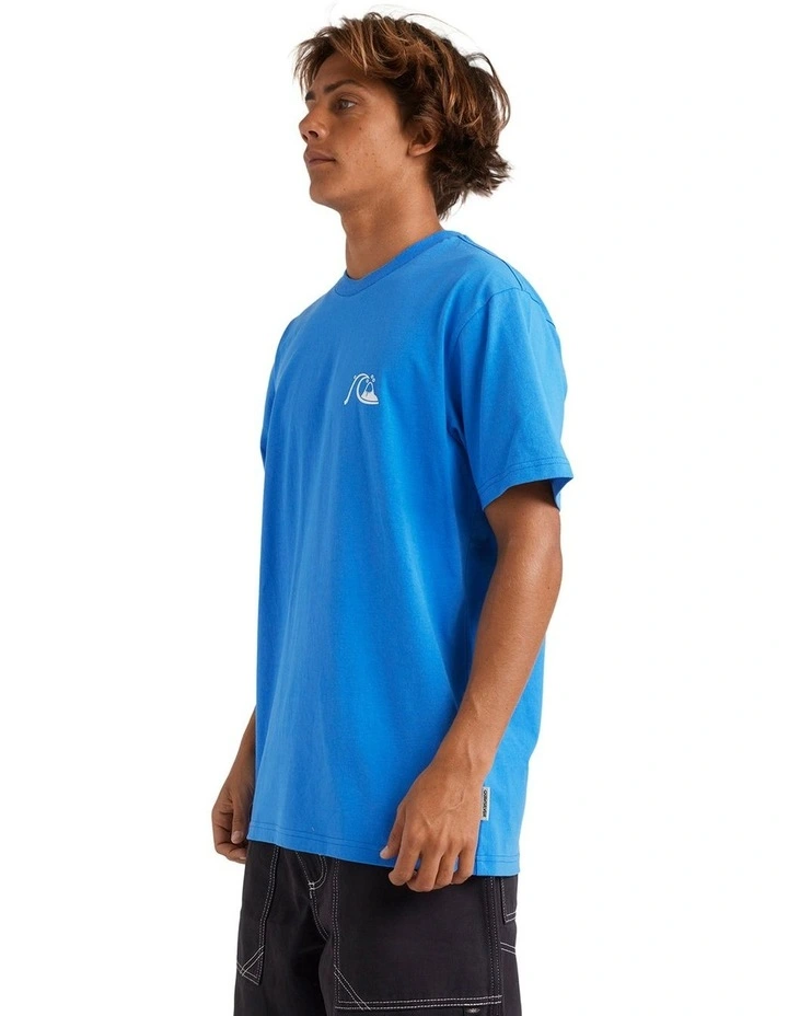 Bubble Logo Dna Tee in Blue image 3