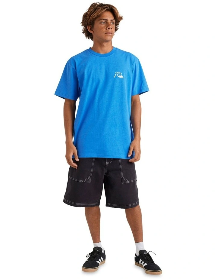 Bubble Logo Dna Tee in Blue image 5