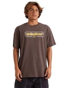 Retro Box Short Sleeve Tee in Brown