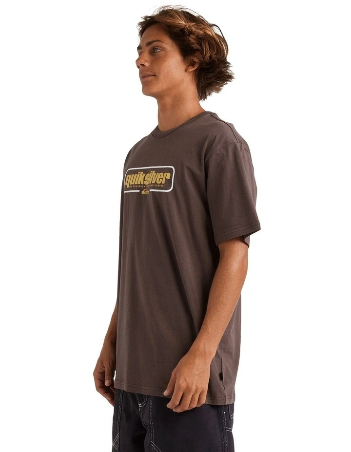 Retro Box Short Sleeve Tee in Brown image 3