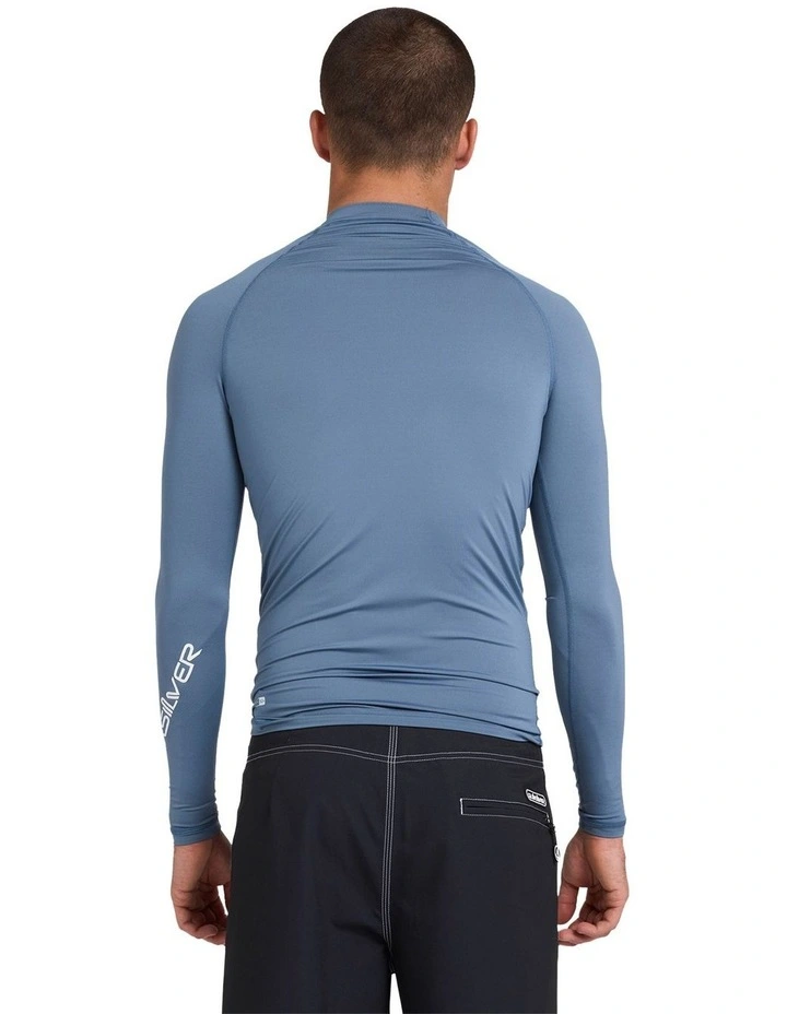 All Time Long Sleeve Rashguard in Blue image 2