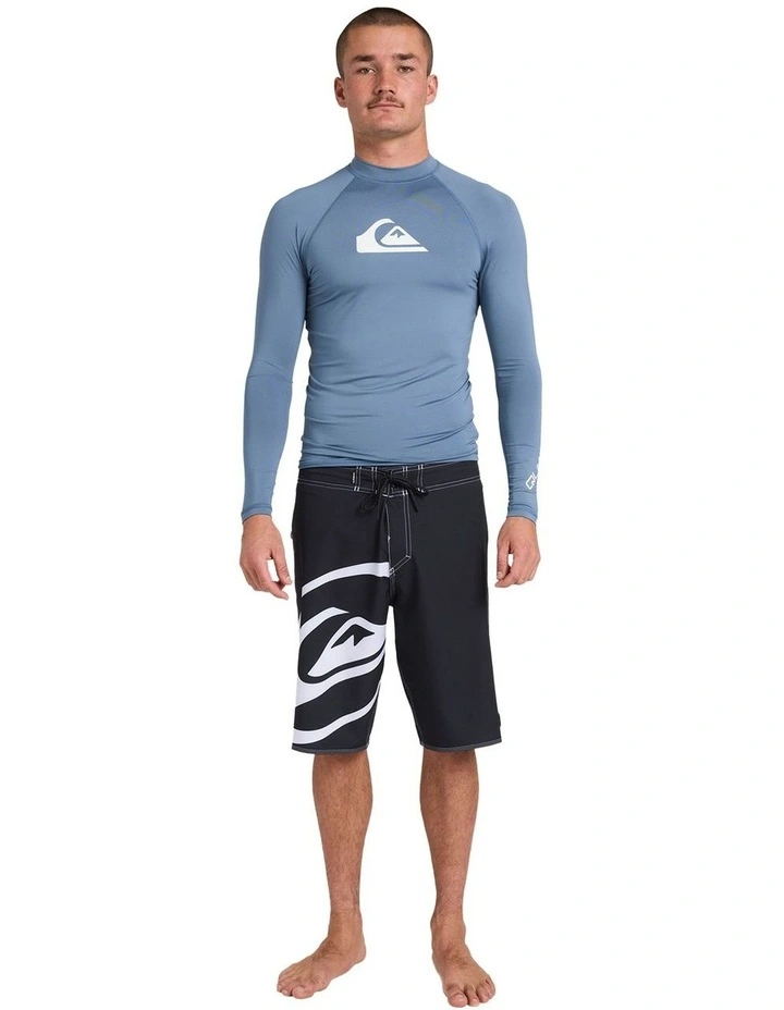 All Time Long Sleeve Rashguard in Blue image 5