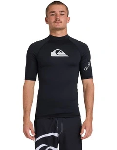 All Time Short Sleeve Rashguard in Black