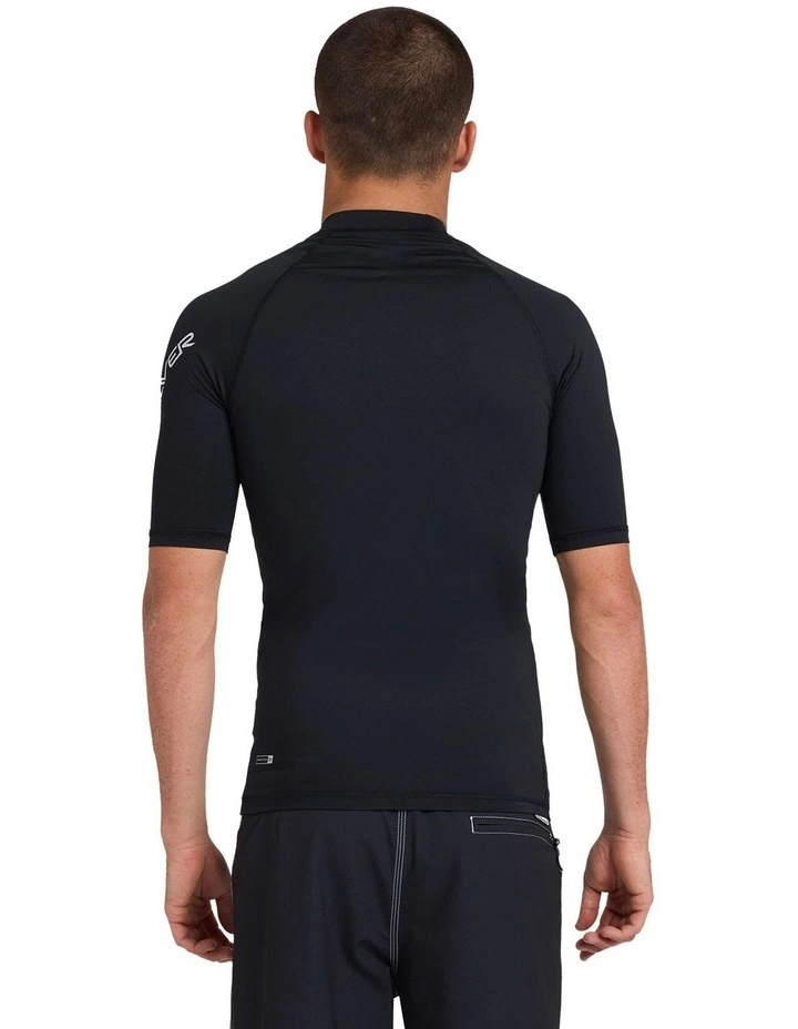All Time Short Sleeve Rashguard in Black image 2